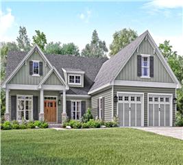 1800 Sq Ft Craftsman House Plan, Country Style - #141-1077