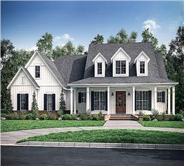 House Plan #142-1101: 4 Bdrm, 2,506 Sq Ft Country Home