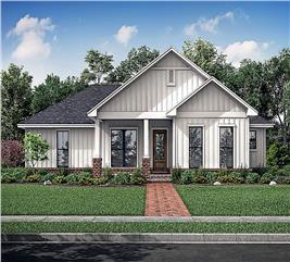 Country House - 3 Bedrms, 2 Baths - 1327 Sq Ft - Plan #142-1226