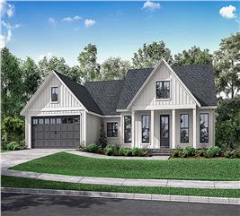 Traditional Country Home Floor Plan – Four Bedrooms | Plan #142-1005