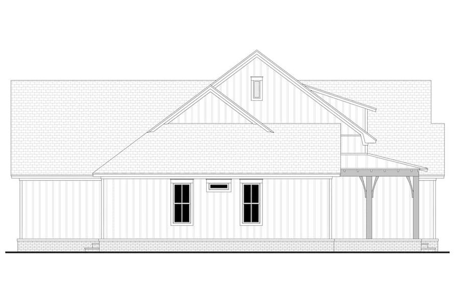 Farmhouse Home - 3 Bedrms, 2.5 Baths - 2431 Sq Ft - Plan #142-1254