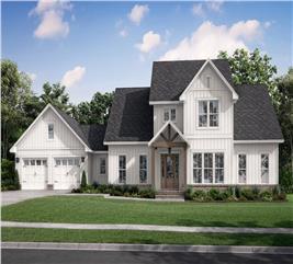 Modern Farmhouse - 4 Bedrms, 3.5 Baths - 3145 Sq Ft - Plan #142-1260