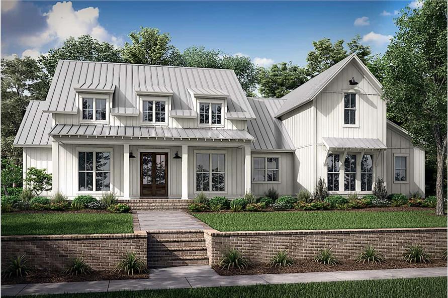 4-Bedroom, 2989 Sq Ft Farmhouse Home - Plan #142-1261 - Main Exterior