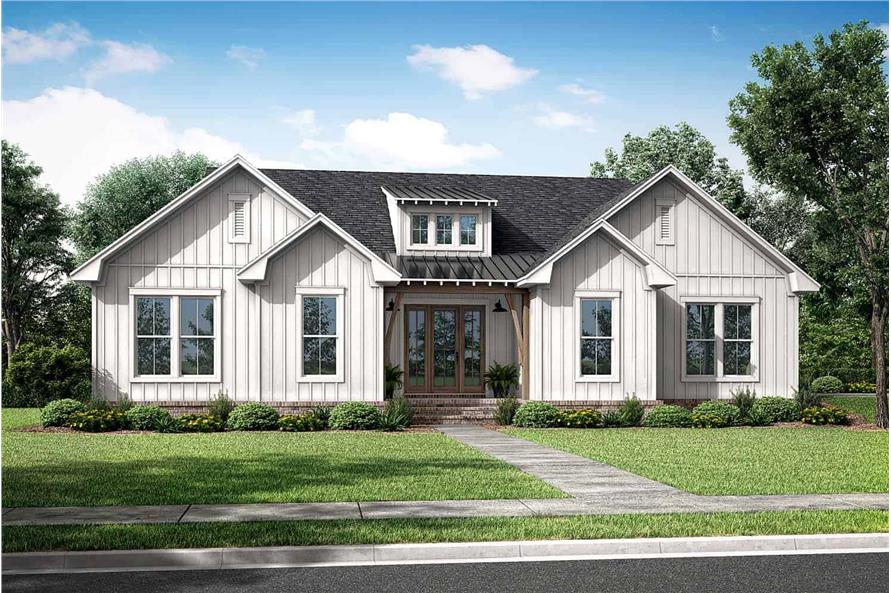 Farmhouse House Plan - 3 Bedrms, 2.5 Baths - 2045 Sq Ft - #142-1406