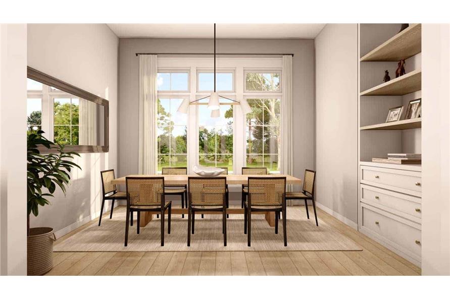 Dining Room of this 3-Bedroom, 2781 Sq Ft Plan - 142-1411