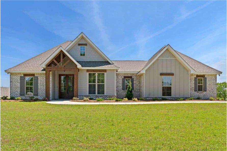 Front Door of this 4-Bedroom,1998 Sq Ft Plan -142-1424