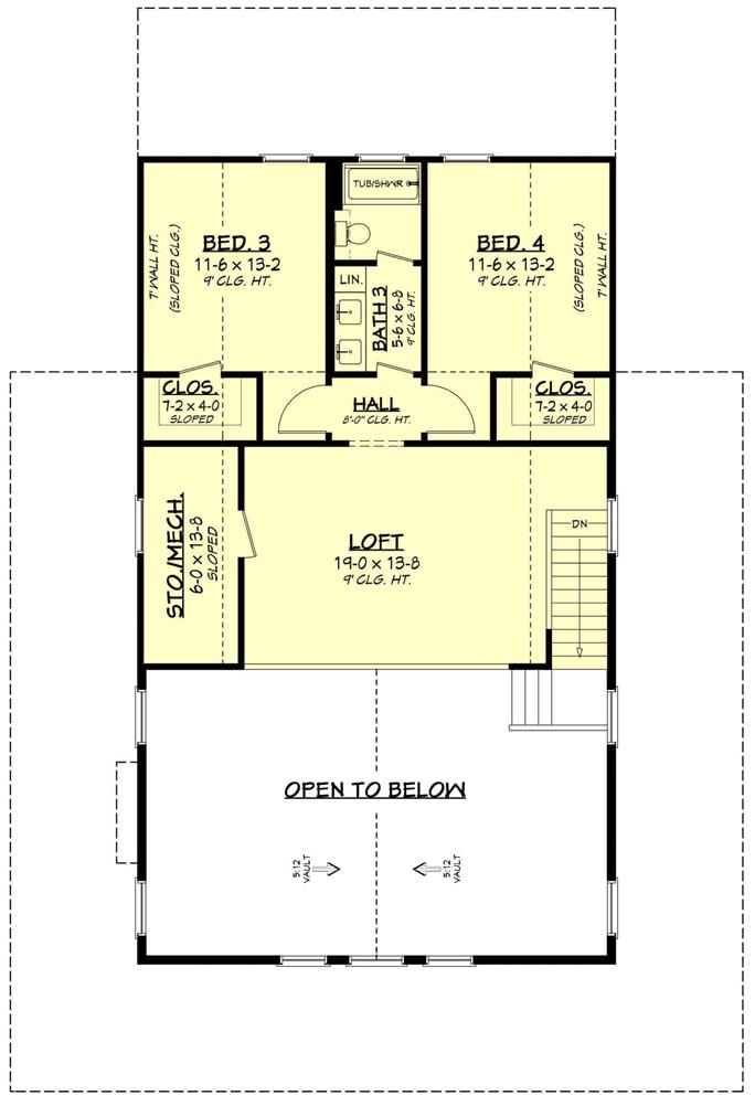 Farmhouse House Plan - 4 Bedrms, 3.5 Baths - 2703 Sq Ft - #142-1426