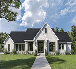 Modern Farmhouse Home Plan - 3 Bedrms, 2.5 Baths - 2295 Sq Ft - #142-1452