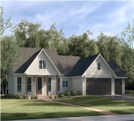 Farmhouse Home Plan - 3 Bedrms, 2.5 Baths - 1797 Sq Ft - #142-1454