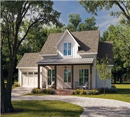 Modern Farmhouse Home Plan - 3 Bedrms, 2 Baths - 1479 Sq Ft - #142-1456