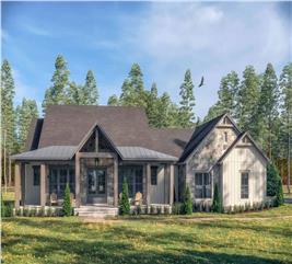 Modern Farmhouse House Plan - 3 Bedrms, 2.5 Baths - 2195 Sq Ft - #142-1465