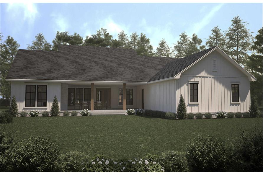 Modern Farmhouse Home Plan - 3 Bedrms, 2.5 Baths - 2397 Sq Ft - #142-1467