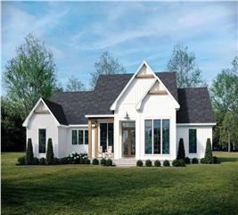 Modern Farmhouse Home Plan - 3 Bedrms, 2.5 Baths - 2397 Sq Ft - #142-1467