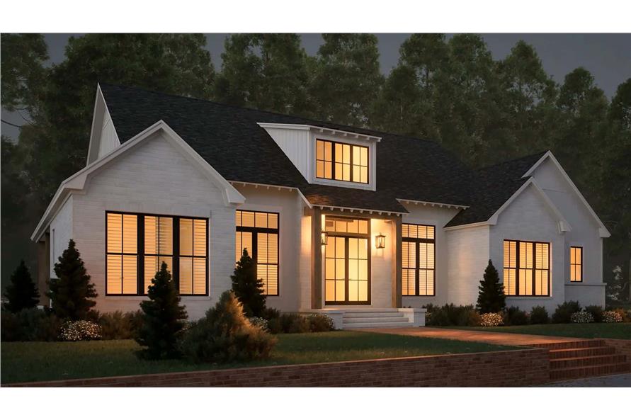 Front View of this 3-Bedroom,2253 Sq Ft Plan -142-1473