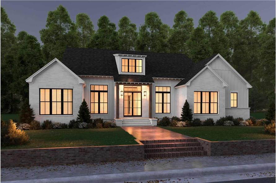 Front View of this 3-Bedroom,2253 Sq Ft Plan -142-1473