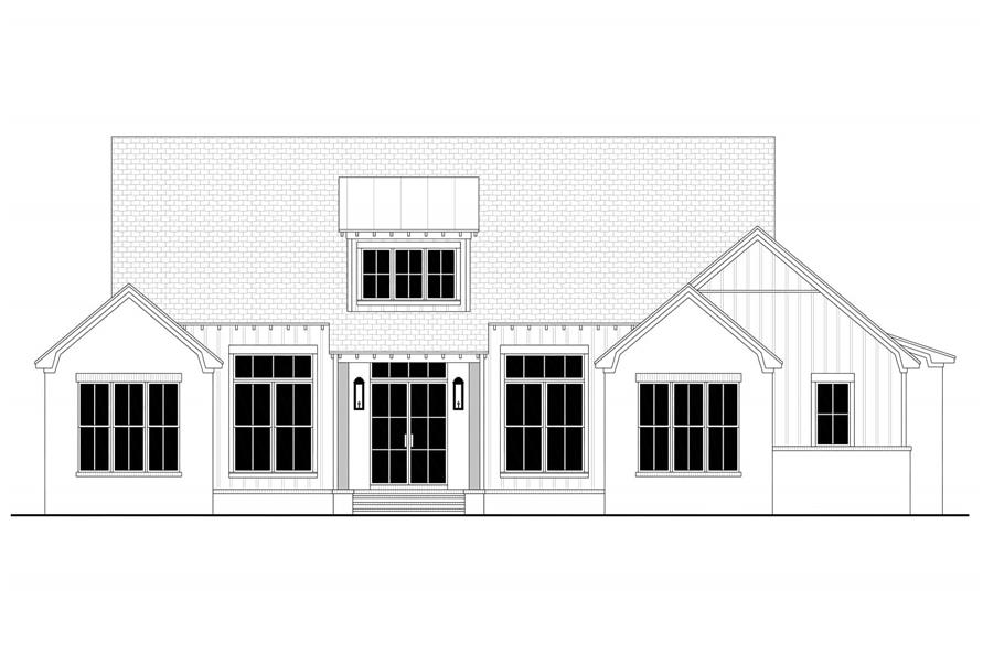 Home Plan Front Elevation of this 3-Bedroom,2253 Sq Ft Plan -142-1473