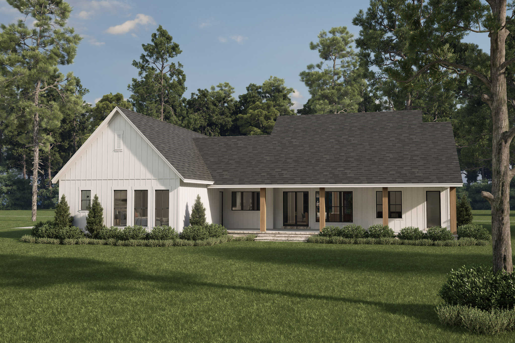 Modern Farmhouse House Plan - 3 Bedrms, 3.5 Baths - 2278 Sq Ft - #142-1482