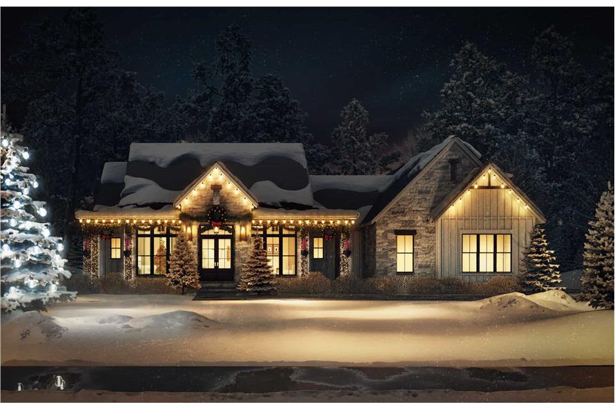 Home at Holidays of this 3-Bedroom,2278 Sq Ft Plan -142-1482