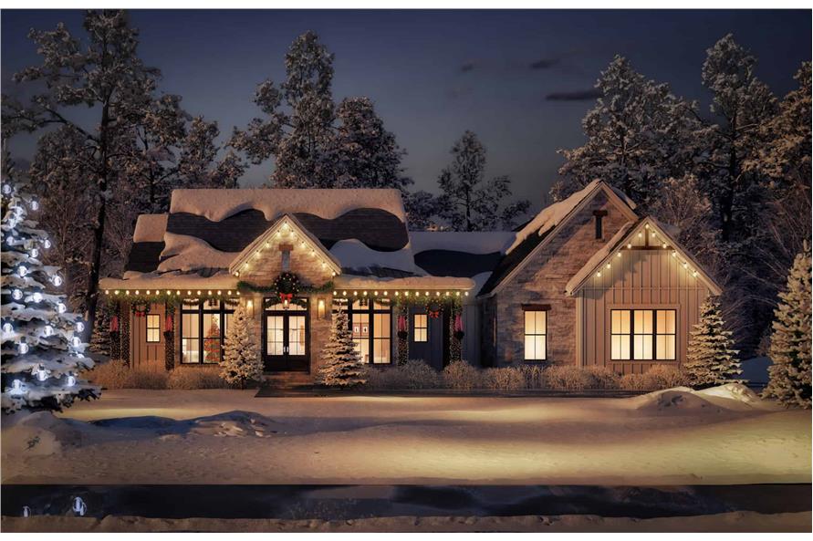 Home at Holidays of this 3-Bedroom,2278 Sq Ft Plan -142-1482