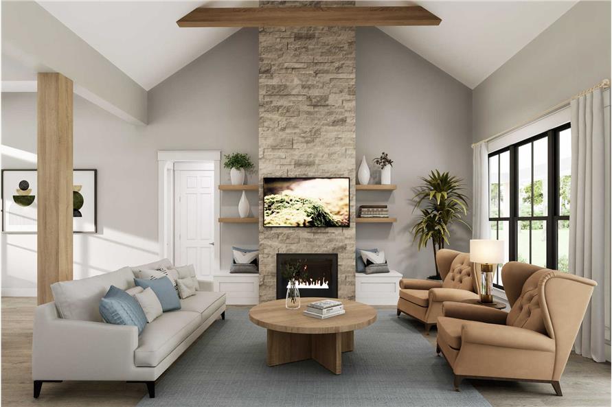 Great Room of this 3-Bedroom,2278 Sq Ft Plan -142-1482