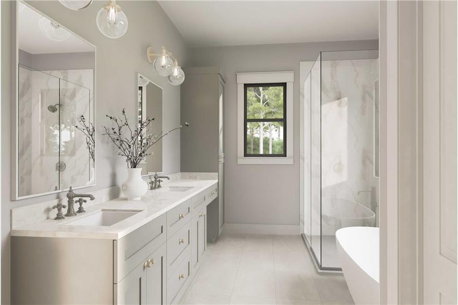 Bathroom of this 3-Bedroom,2278 Sq Ft Plan -142-1482