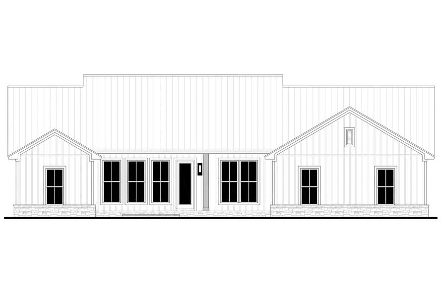 Farmhouse Home Plan - 3 Bedrms, 2.5 Baths - 2065 Sq Ft - #142-1483