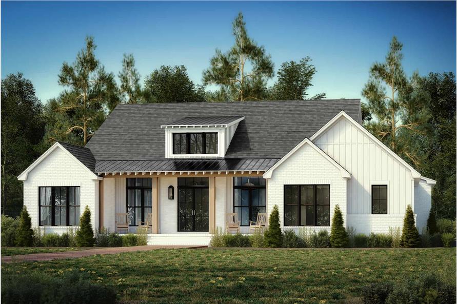 Transitional Home Plan - 3 Bedrms, 2.5 Baths - 2349 Sq Ft - #142-1485