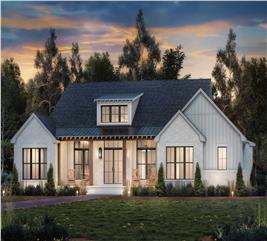 Transitional Home Plan - 3 Bedrms, 2.5 Baths - 2349 Sq Ft - #142-1485