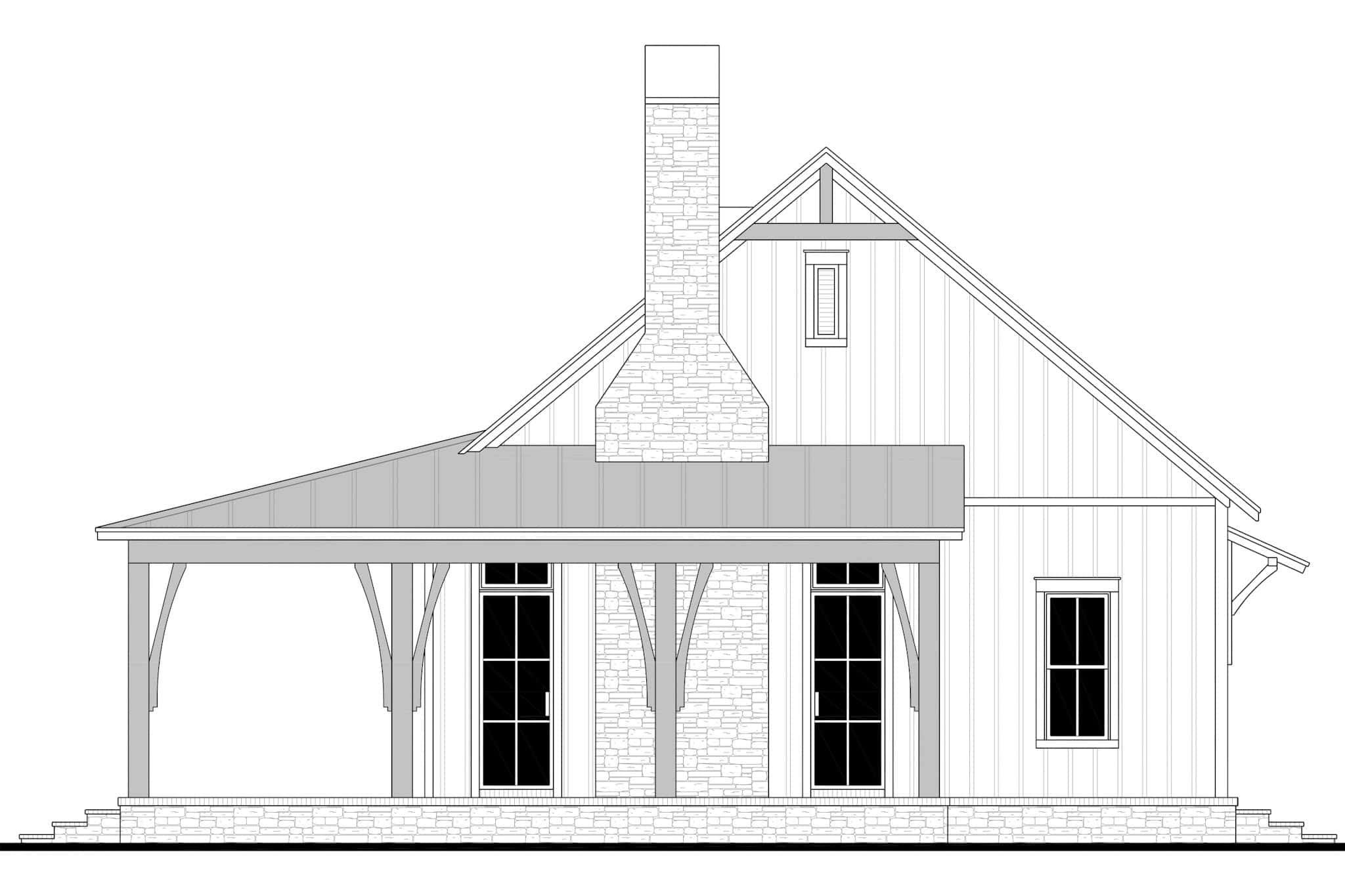 Barndominium House Plan - 3 Bedrms, 2.5 Baths - 1878 Sq Ft - #142-1495