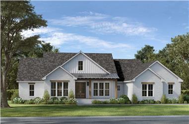 4-Bedroom, 2200 Sq Ft Modern Farmhouse Home Plan - 142-1506 - Main Exterior