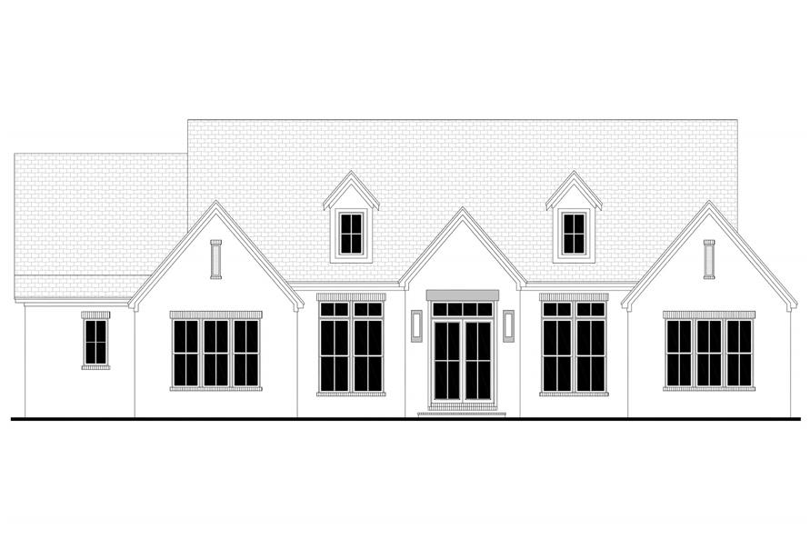 Home Plan Front Elevation of this 3-Bedroom,2492 Sq Ft Plan -142-1515