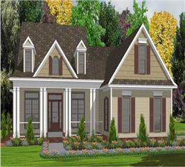 Traditional, Cape Cod House Plans - Home Design The Rodessa # 17814