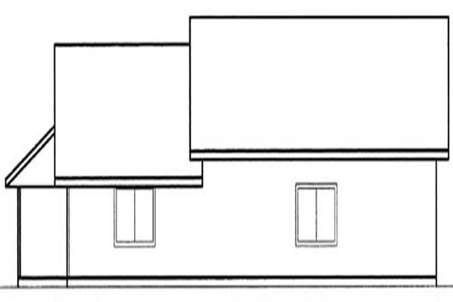 Home Plan Rear Elevation of this 0-Bedroom,1876 Sq Ft Plan -145-1494