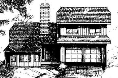 3-Bedroom, 2063 Sq Ft Traditional House Plan - 145-1562 - Front Exterior