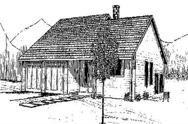 3-Bedroom, 1751 Sq Ft Small House Plans House Plan - 145-1831 - Front Exterior