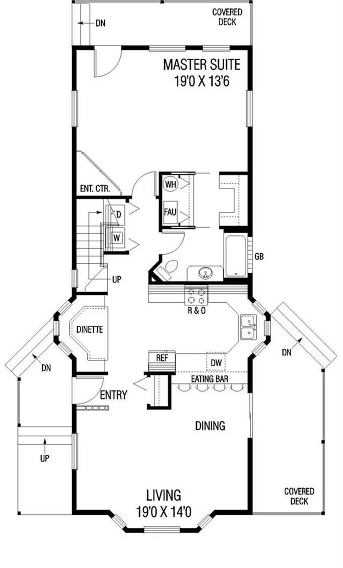 Country Floor Plan - 3 Bedrms, 2 Baths - 2969 Sq Ft - #145-1945