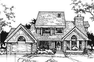 3-Bedroom, 2650 Sq Ft Traditional House Plan - 146-1011 - Front Exterior