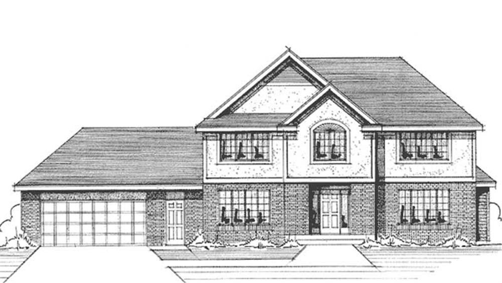 33 Front View House Plans Images Sukses