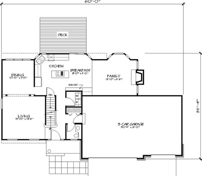 Country Floor Plan - 4 Bedrms, 2.5 Baths - 1820 Sq Ft - #146-1072