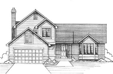 3-Bedroom, 2086 Sq Ft Country House Plan - 146-1184 - Front Exterior