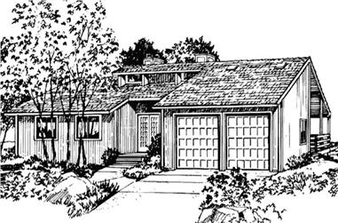 3-Bedroom, 1806 Sq Ft Ranch Home Plan - 146-1248 - Main Exterior