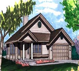 Country, Ranch House Plans - Home Design LS-B-86126 # 21616