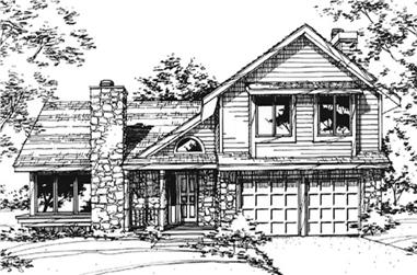 3-Bedroom, 2253 Sq Ft Country House Plan - 146-2053 - Front Exterior