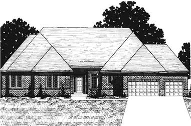 3-Bedroom, 2360 Sq Ft European House Plan - 146-2155 - Front Exterior