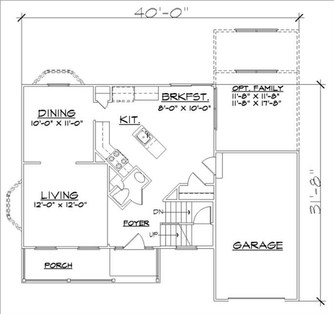 Country House Plan - 3 Bedrms, 2.5 Baths - 1292 Sq Ft - #146-2233