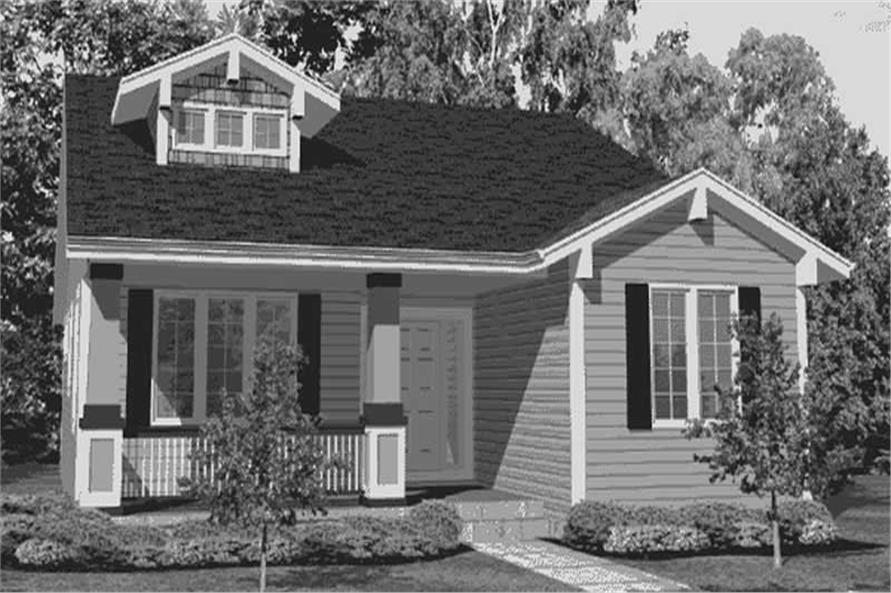 Home Plan Front Elevation of this 3-Bedroom,1800 Sq Ft Plan -146-2341