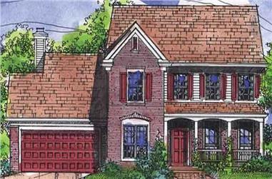 4-Bedroom, 2333 Sq Ft Country House Plan - 146-2433 - Front Exterior