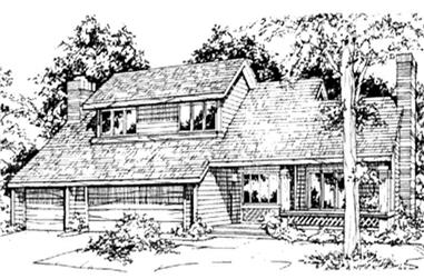 3-Bedroom, 3106 Sq Ft Country House Plan - 146-2475 - Front Exterior