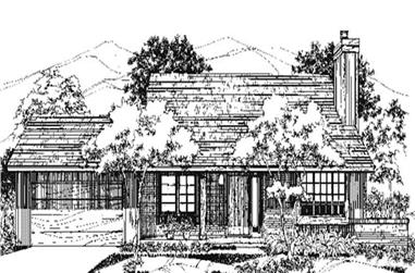 3-Bedroom, 1704 Sq Ft Country House Plan - 146-2720 - Front Exterior