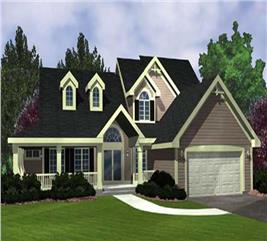 Country Home Plan - 3 Bedrms, 2.5 Baths - 2249 Sq Ft - #146-2915